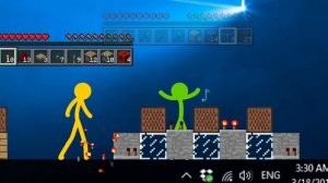 Стикмены и Minectaft
