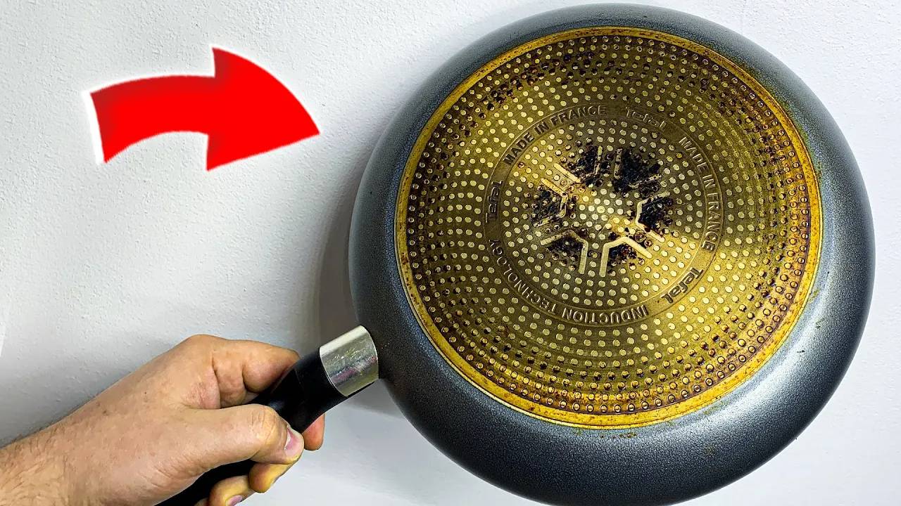 Как очистить сковороду