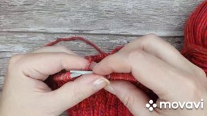 МК вязание шапки спицами
